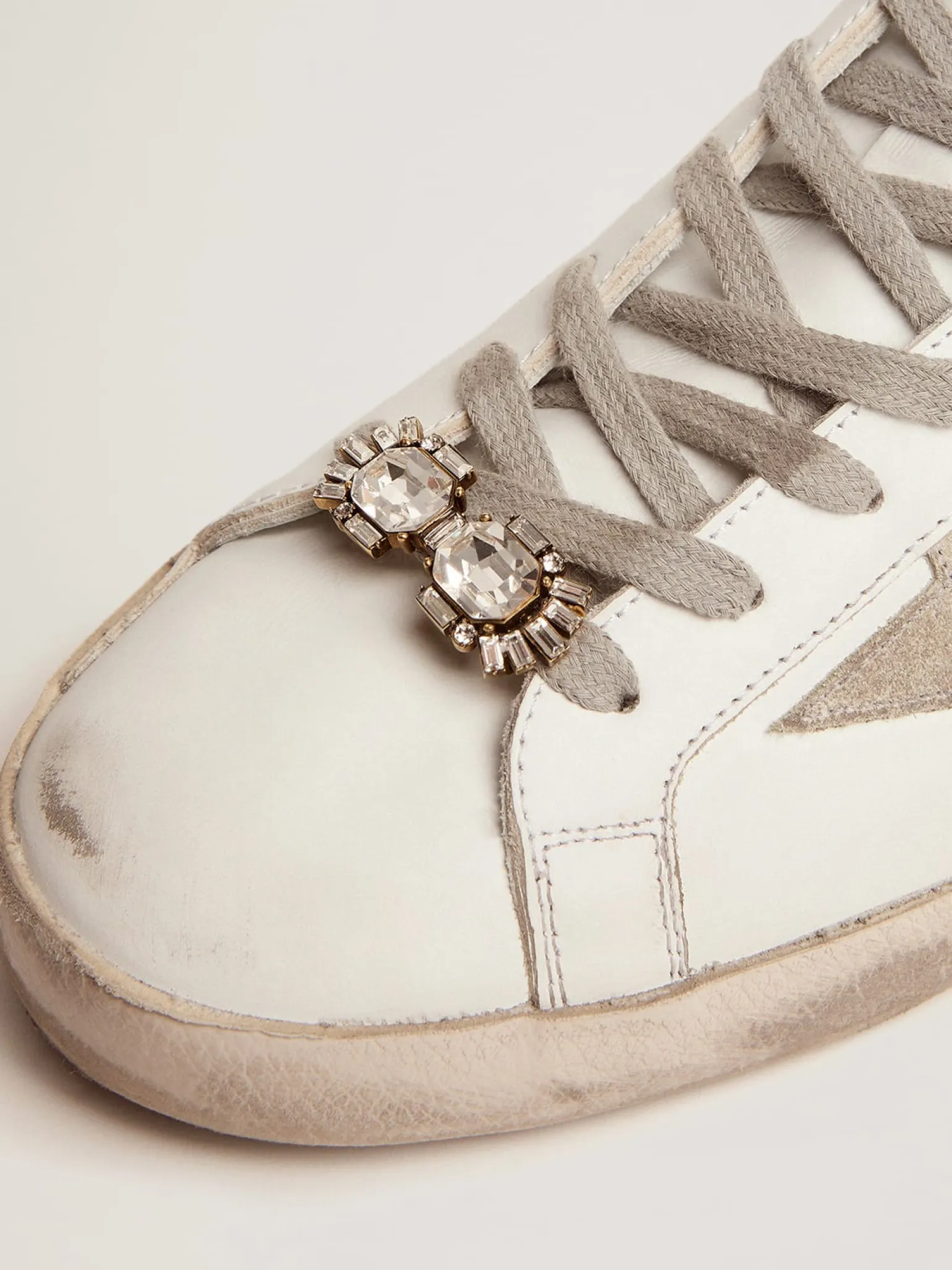 Outlet Acessório para cadarço cor ouro velho com cristais MULHER Jewels|Joias