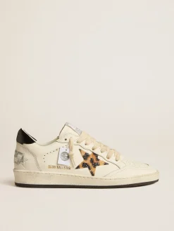 Clearance Ball Star com estrela com estampa de leopardo e talão com cristais Swarovski MULHER Ball Star