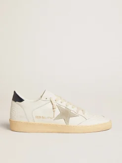Cheap Ball Star com estrela de suede gelo e talão de couro azul Beachwear|Ball Star