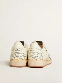 Cheap Ball Star LTD com estrela de suede preto e escritas pretas Ball Star