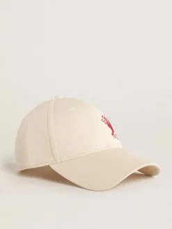 Store Boné de basebol na cor branco heritage com logo CNY MULHER Chapéus e bonés|Beachwear