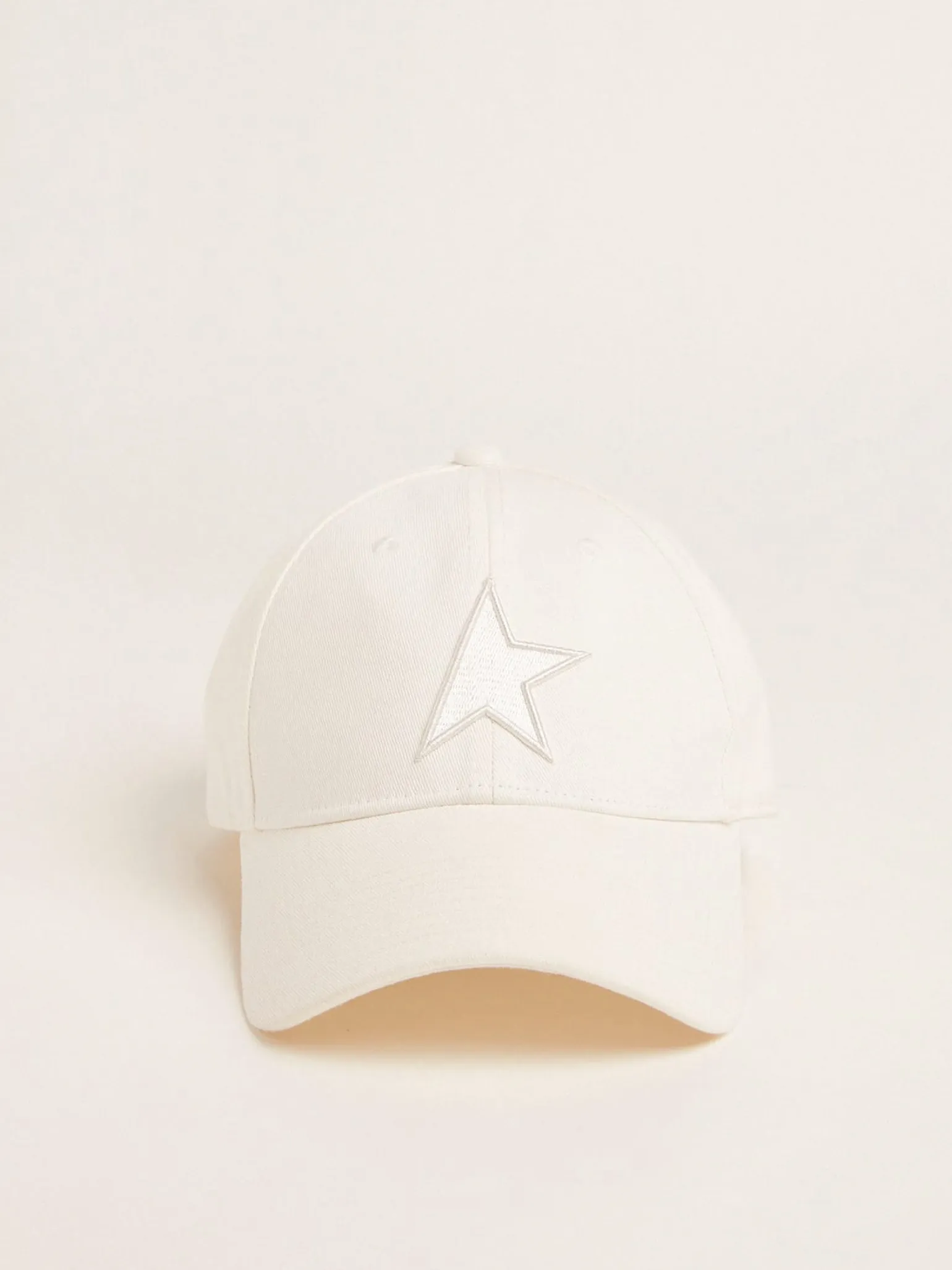 Outlet Boné de beisebol branco com estrela MULHER Chapéus e bonés|Beachwear