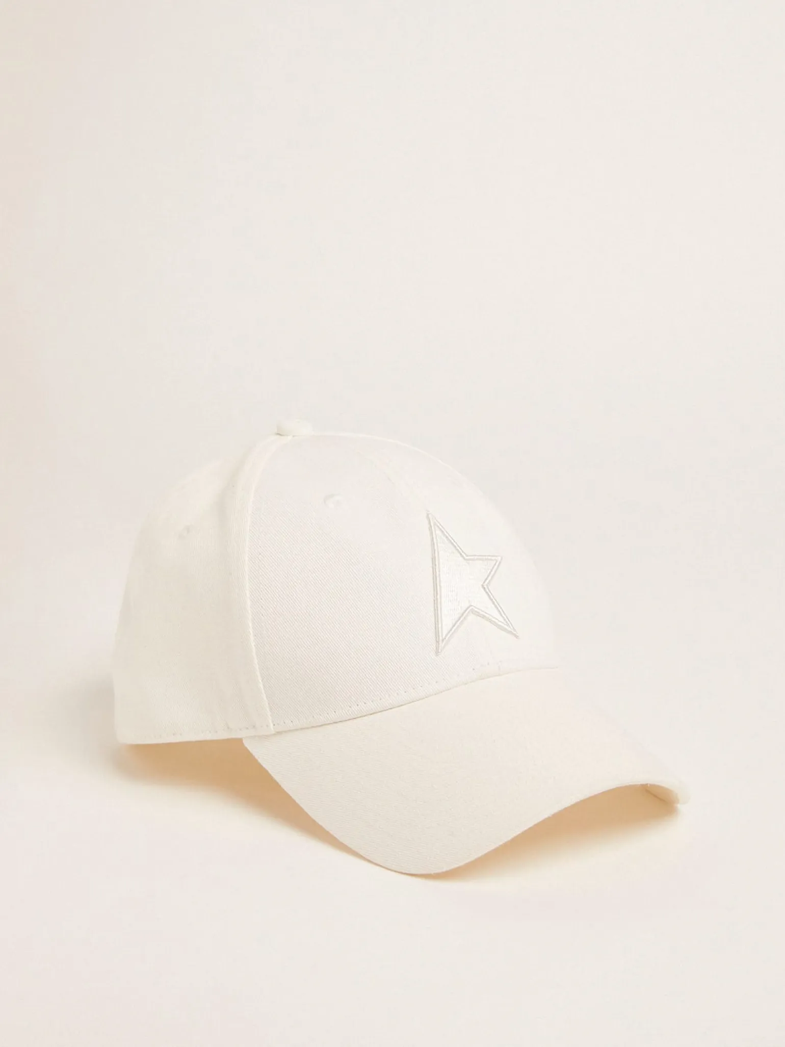 Outlet Boné de beisebol branco com estrela MULHER Chapéus e bonés|Beachwear
