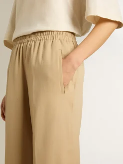 Best Calça de jogging feminina cor de areia MULHER Jeans e calças
