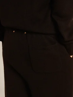 Sale Calça de jogging feminina misto caxemira preta MULHER Jeans e calças