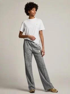 Discount Calça de jogging feminina cinza com estrela dourada na frente MULHER Jeans e calças