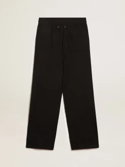 Best Calça de jogging masculina misto caxemira preta Jeans e calças