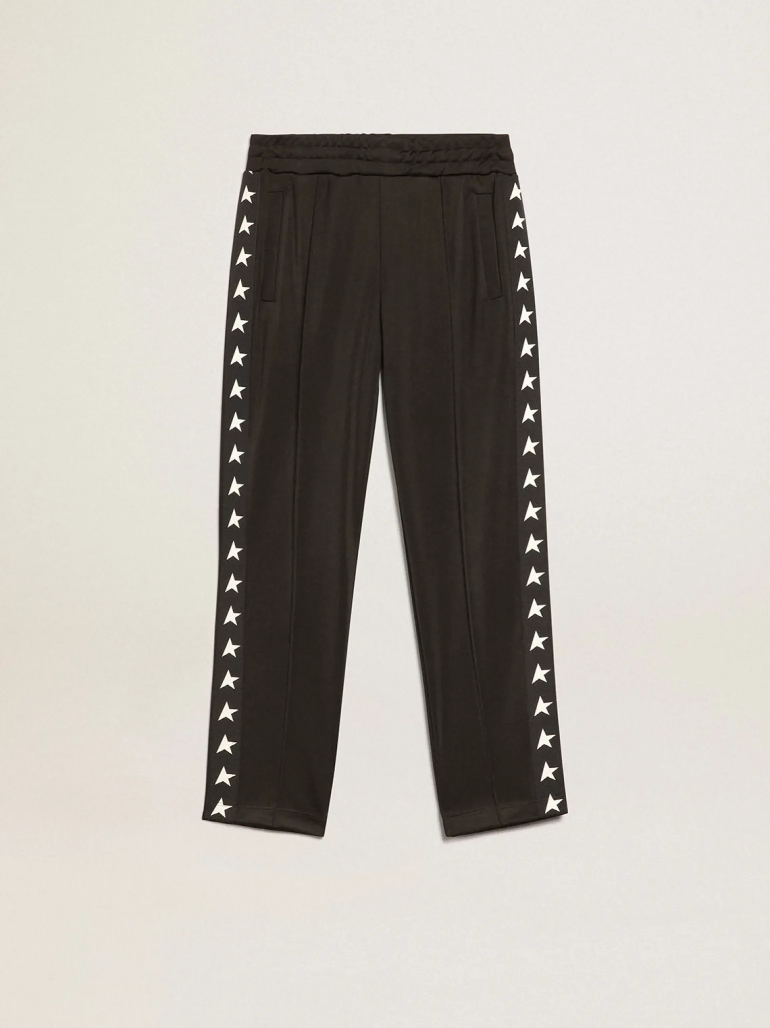 Clearance Calça de jogging preta com estrelas brancas em contraste Bottoms (4-12 years)|Bottoms (4-12 years)