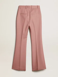 Online Calça de tecido rosa de alfaiataria MULHER Jeans e calças