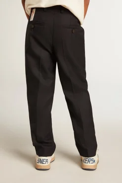 Store Calça infantil de lã azul-escura Bottoms (4-12 years)