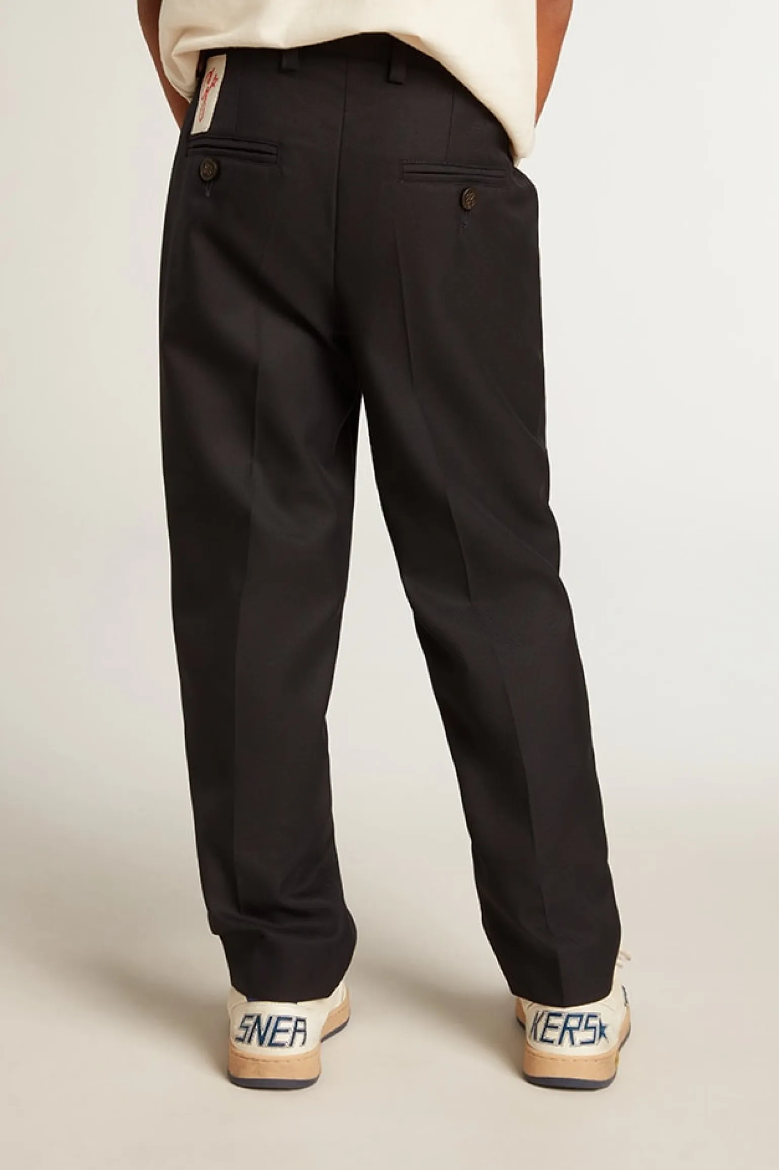 Store Calça infantil de lã azul-escura Bottoms (4-12 years)