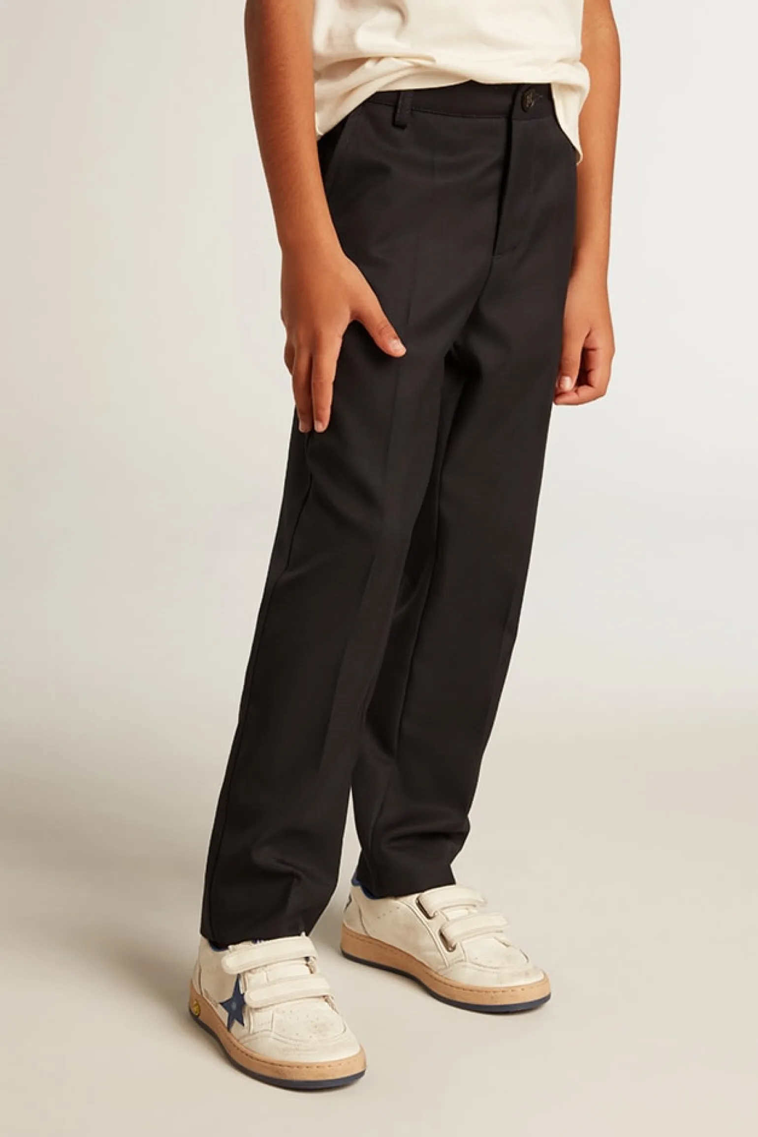 Store Calça infantil de lã azul-escura Bottoms (4-12 years)