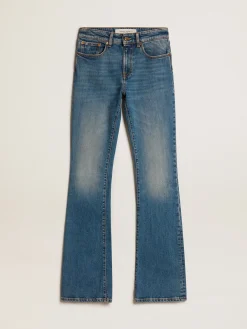 Cheap Calça jeans azul em tecido stretch MULHER Jeans e calças