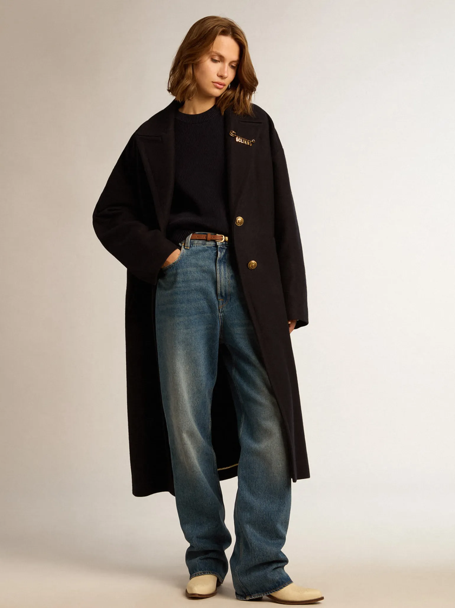 Flash Sale Calça jeans feminina com lavagem média MULHER Jeans e calças