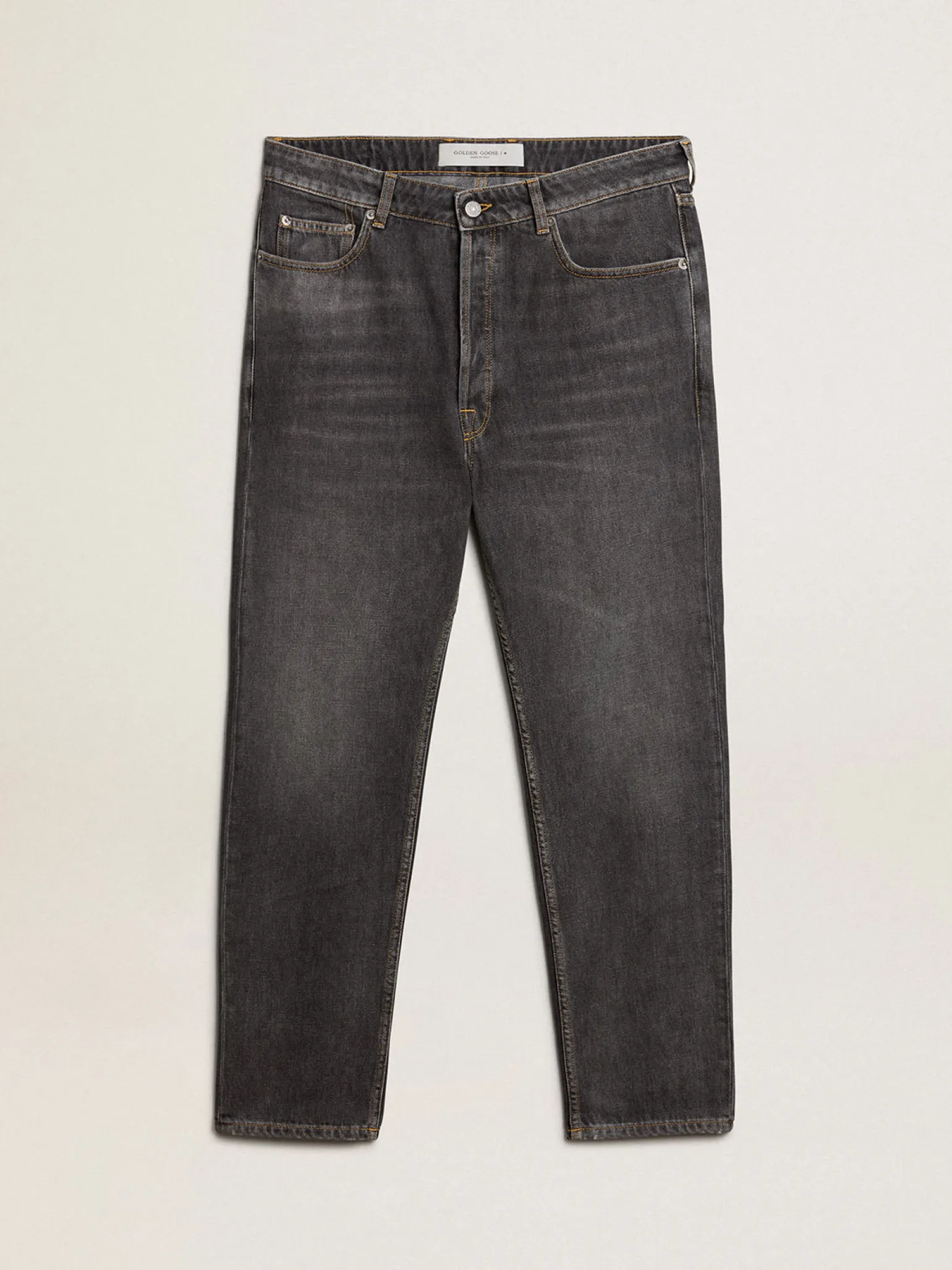 Shop Calça jeans preta masculina com bolso impresso Jeans e calças