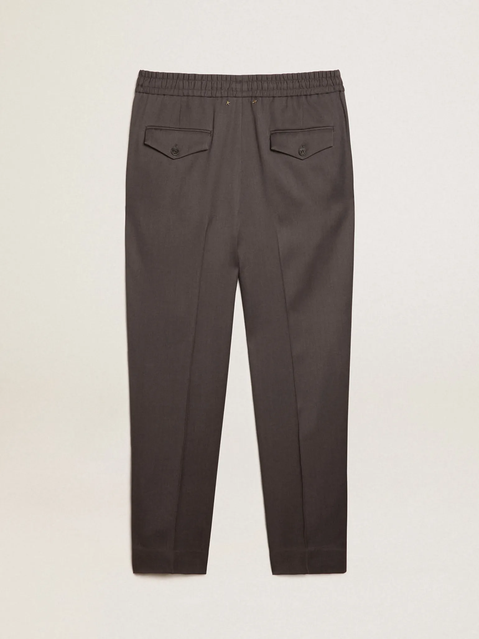 New Calça jogger de lã cinza ferro Jeans e calças
