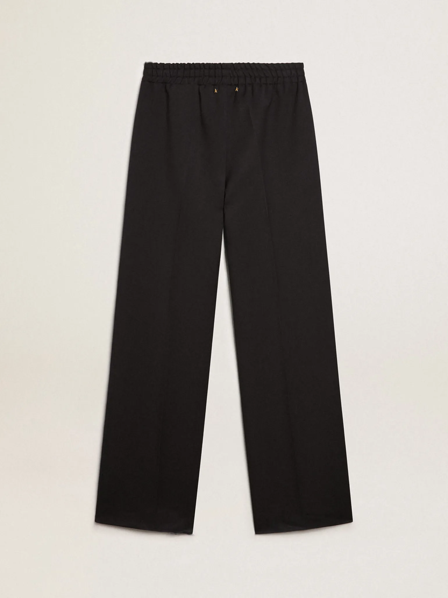 Cheap Calça jogging de gabardine de lã azul-escura MULHER Jeans e calças