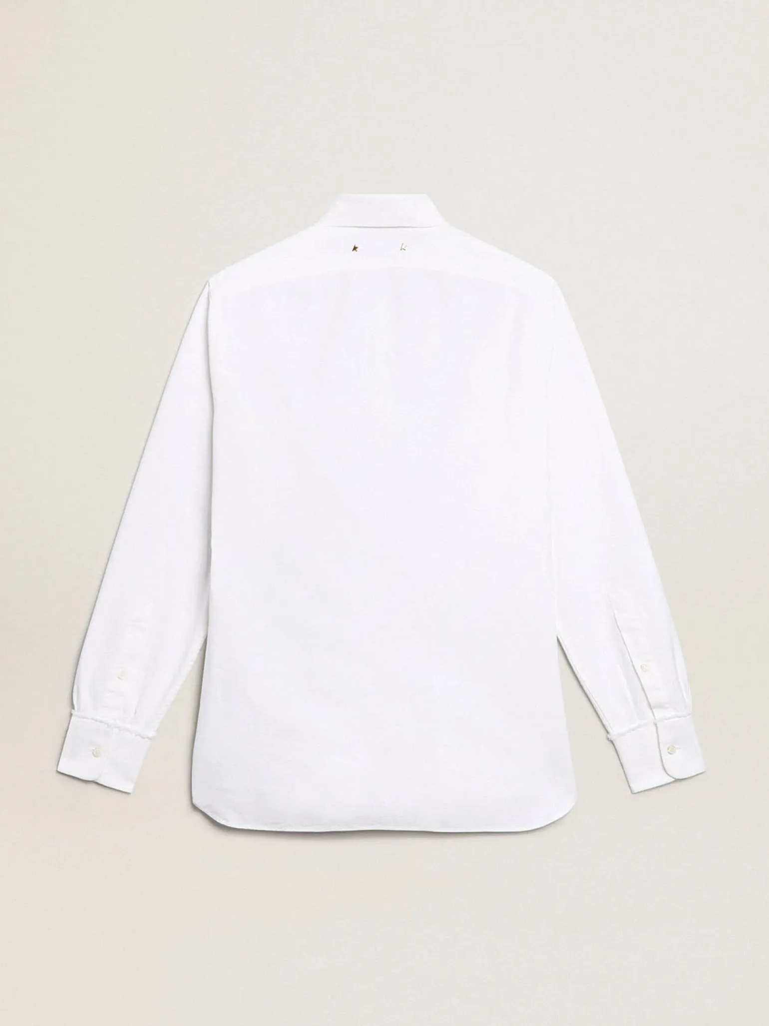 Cheap Camisa branca de algodão Camisas