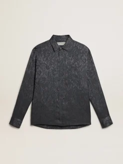 Online Camisa de jacquard com estampa toile de jouy all over MULHER Camisas
