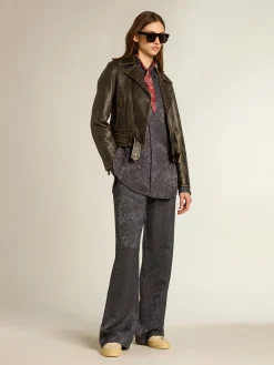 Online Camisa de jacquard com estampa toile de jouy all over MULHER Camisas