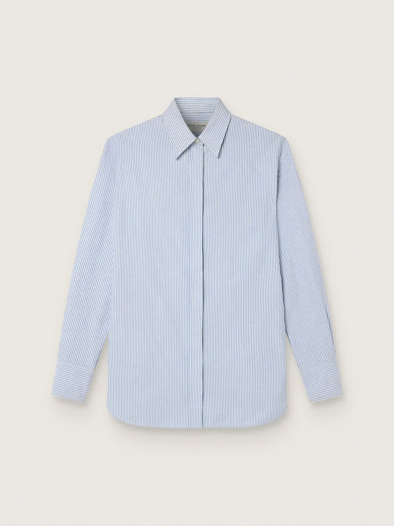 Cheap Camisa feminina com listras finas MULHER Camisas