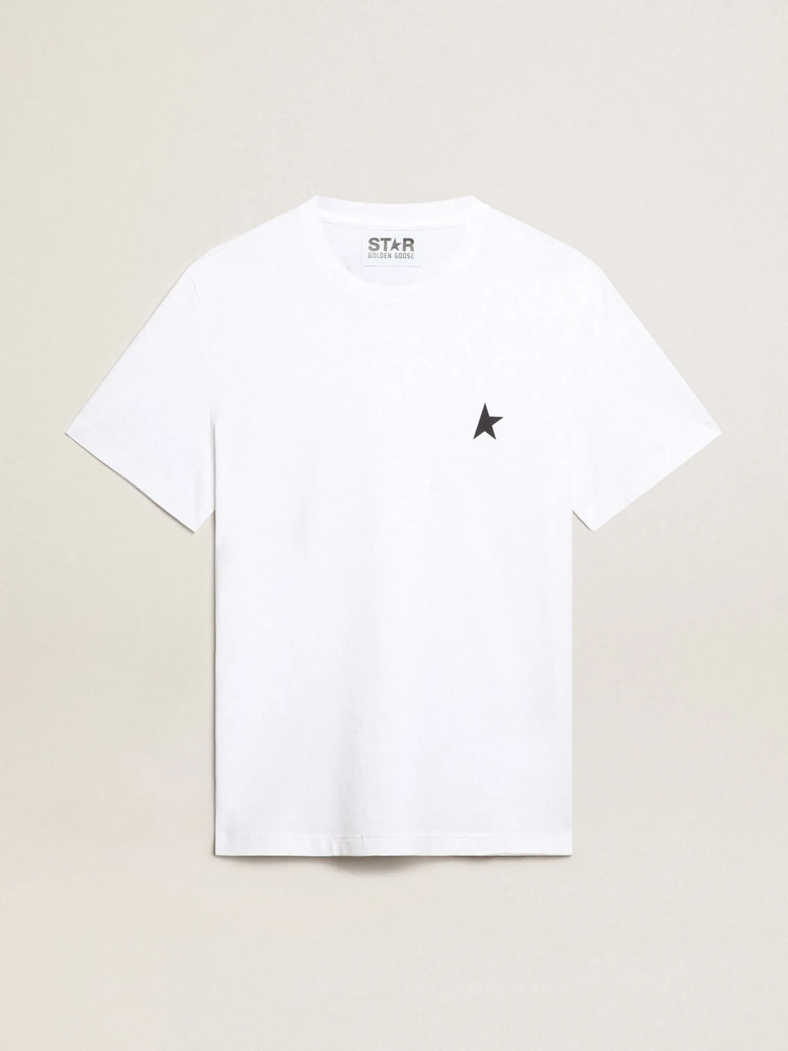 Best Sale Camiseta branca feminina com estrela azul-escura na frente MULHER Beachwear|Camisetas