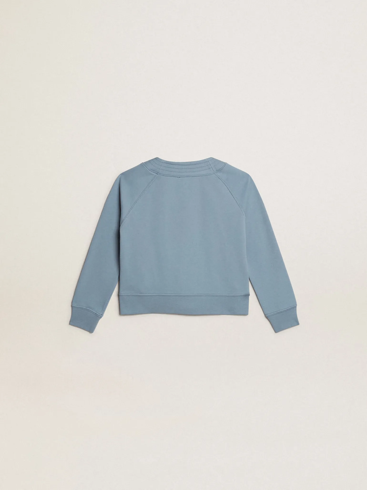 Online Cardigã infantil feminino de algodão azul com escrita de miçangas Roupas de cima (4-12 years)
