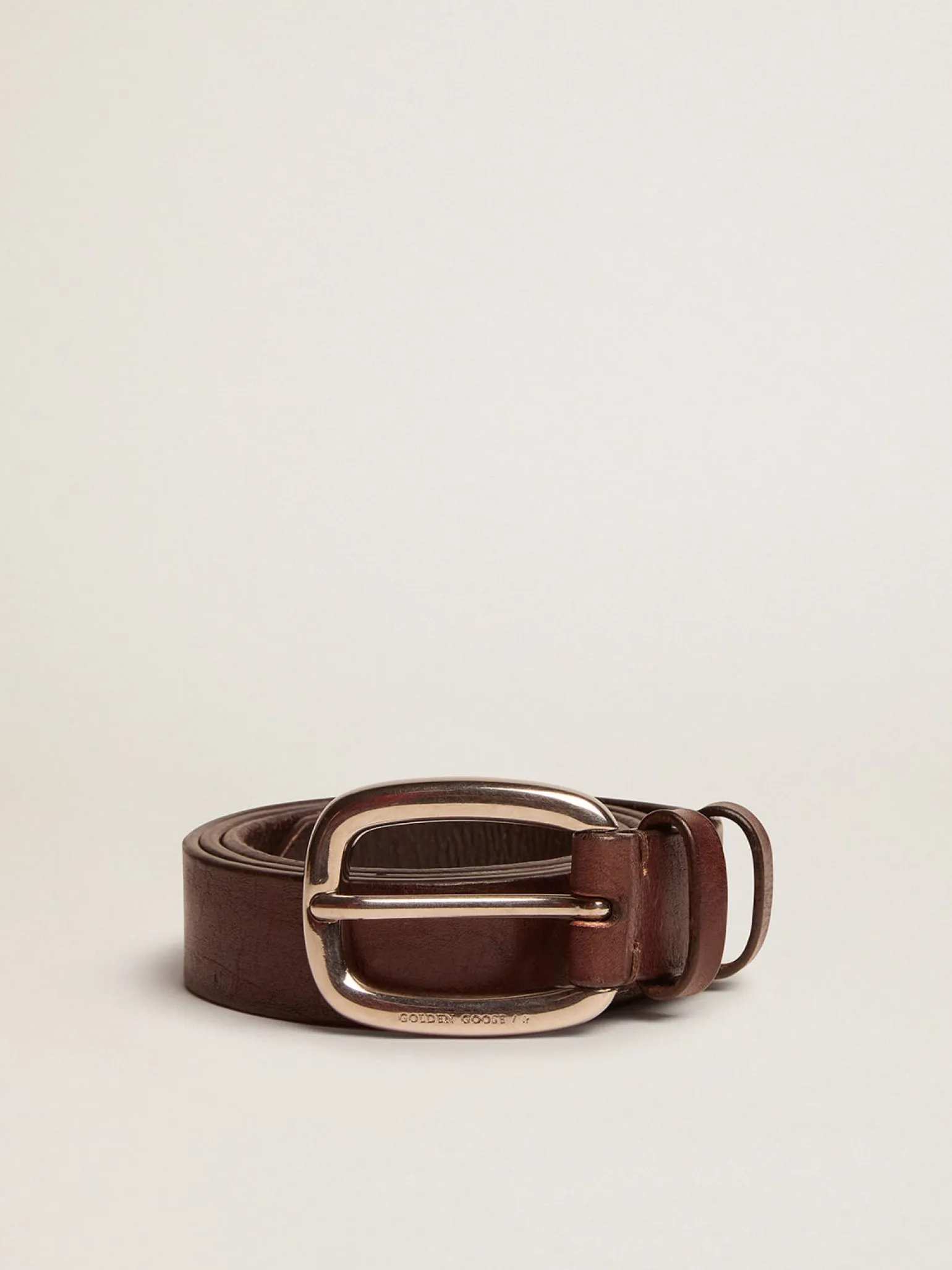 Clearance Cinto Houston de couro marrom lavado Cintos