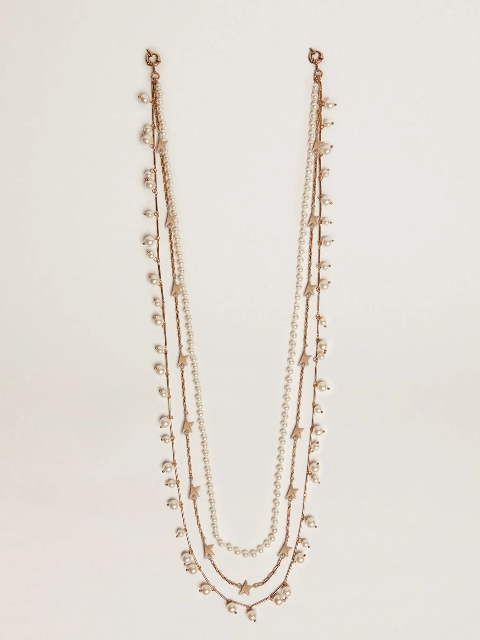 Best Sale Colar feminino com quatro correntes Heritage na cor ouro velho MULHER Joias