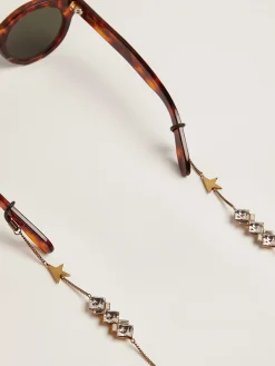 Outlet Corrente para óculos feminina na cor ouro velho MULHER Joias