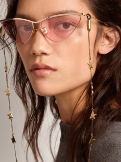 Hot Corrente para óculos na cor ouro velho MULHER Jewels|Joias