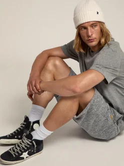 Sale Francy masculino de couro com estrela e talão de couro Francy