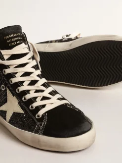 Shop Francy Penstar LTD de glitter com estrela marfim e talão preto MULHER Francy