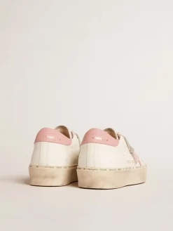 Best Sale Hi Star com estrela de suede e talão de couro rosa antigo MULHER Hi Star