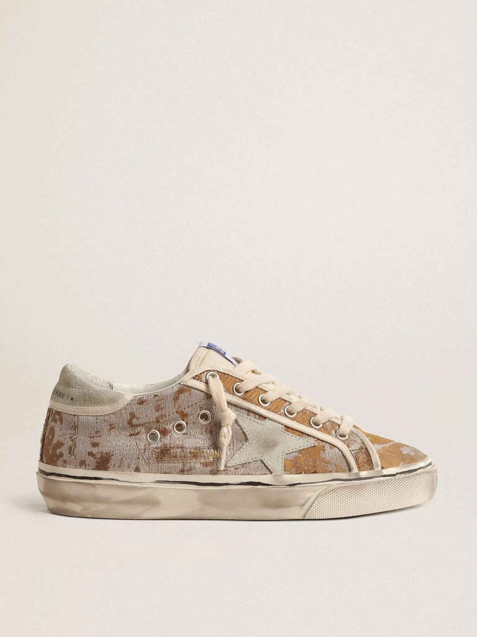 Cheap Hi Star de tecido jacquard bronze com estrela de suede gelo MULHER Hi Star
