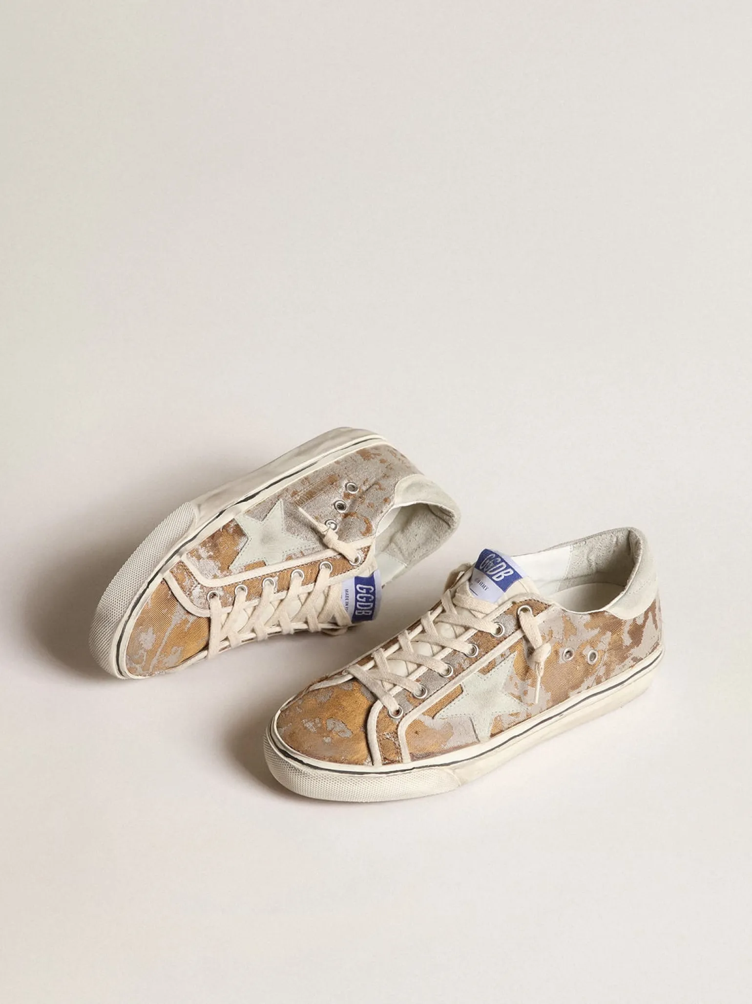 Cheap Hi Star de tecido jacquard bronze com estrela de suede gelo MULHER Hi Star