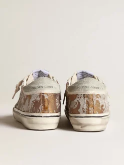 Cheap Hi Star de tecido jacquard bronze com estrela de suede gelo MULHER Hi Star