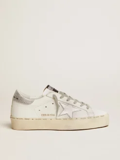 Best Sale Hi Star feminino com estrela e talão metálico prateado MULHER Hi Star