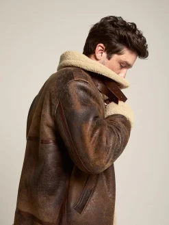 Fashion Jaqueta Arvel Coleção Journey de shearling Casacos e blusões