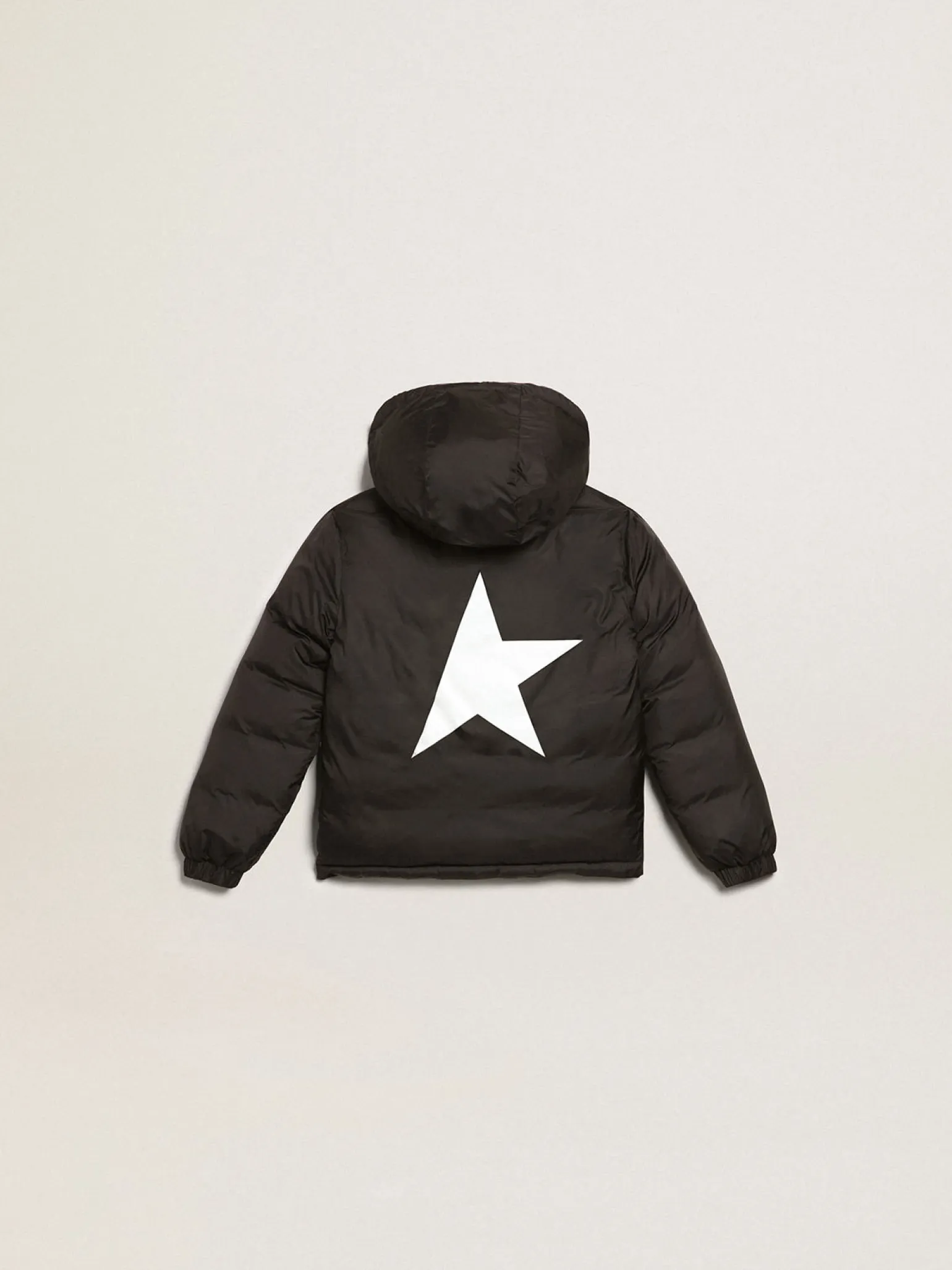 New Jaqueta preta com capuz e maxi estrela nas costas Roupas de cima (4-12 years)|Roupas de cima (4-12 years)