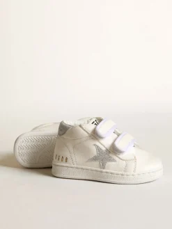 Store June de napa com estrela e talão de glitter prateado Meninas pequenas (1-3 anos)|Meninos pequenos (1-3 anos)