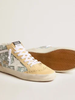 Outlet Mid Star com estampa de corações com cristais Swarovski com lista prateada MULHER Mid Star