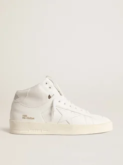 Discount Mid-Stardan Masculino com base vegetal e estrela e talão brancos Mid Star|Stardan