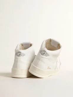 Discount Mid-Stardan Masculino com base vegetal e estrela e talão brancos Mid Star|Stardan