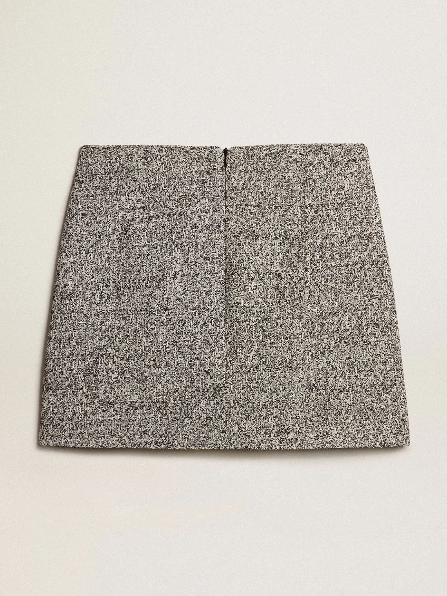 Discount Minissaia de algodão bouclé preto e branco MULHER Saias e Shorts