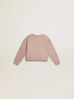 Cheap Moletom cropped de algodão rosa com estampa toile de jouy Roupas de cima (4-12 years)