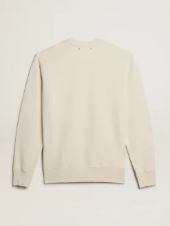 Sale Moletom de algodão branco usado Moletons