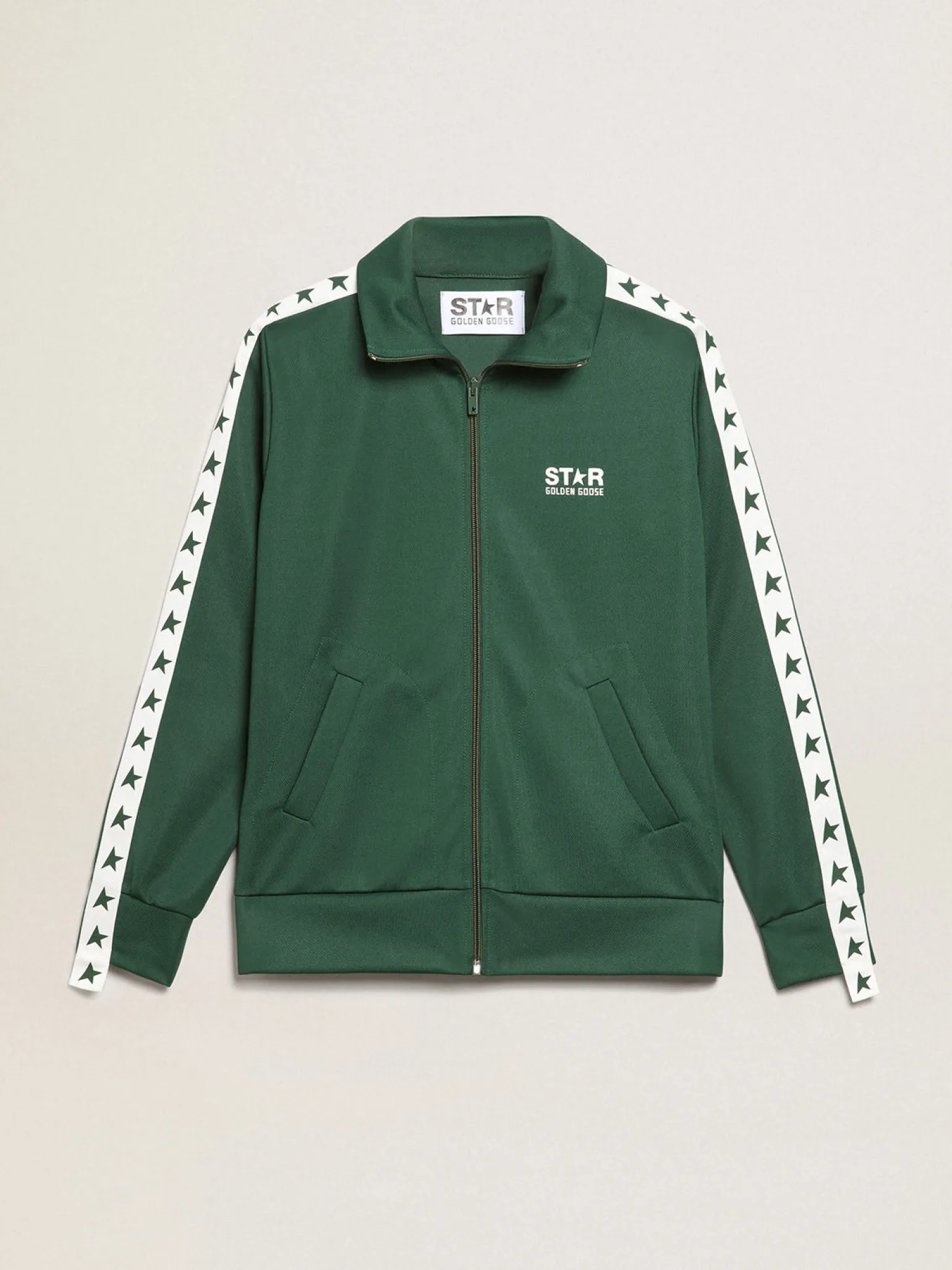 Cheap Moletom feminino verde brilhante com zíper MULHER Moletons