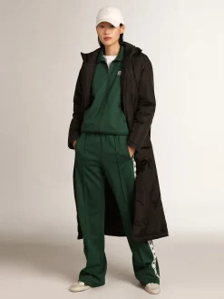 Cheap Moletom feminino verde brilhante com zíper MULHER Moletons