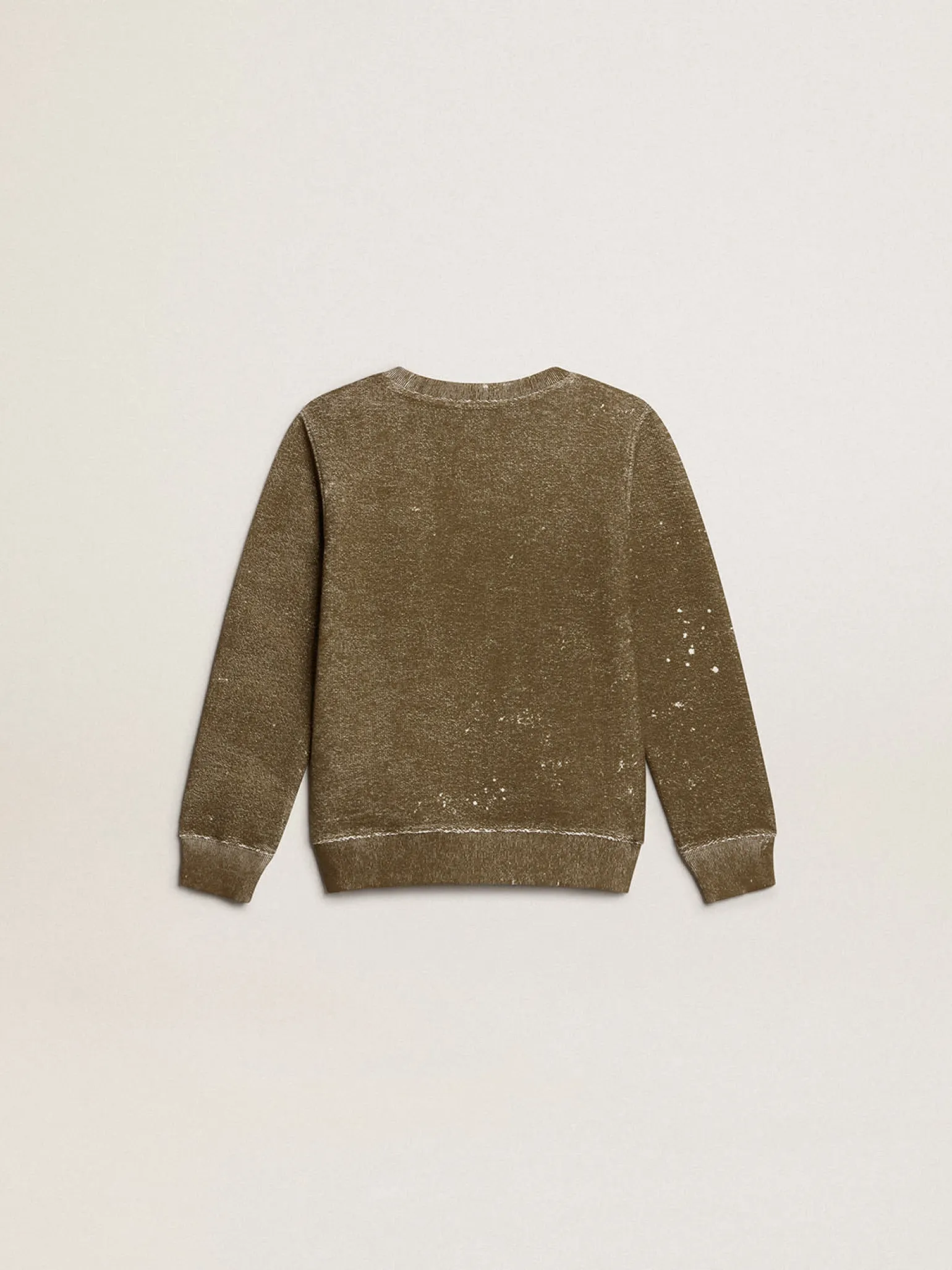 Hot Moletom infantil masculino de algodão cor de faia efeito vintage Roupas de cima (4-12 years)
